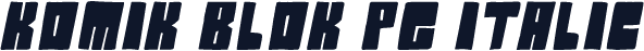 Komik Blok pg Italic