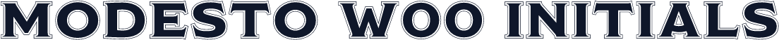 Modesto W00 Initials