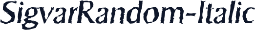 SigvarRandom-Italic