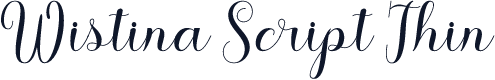 Wistina Script Thin