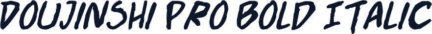 Doujinshi Pro Bold Italic