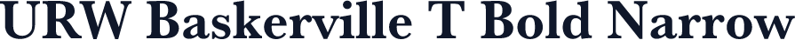 URW Baskerville T Bold Narrow