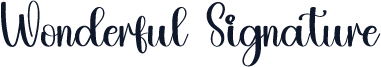 Wonderful Signature