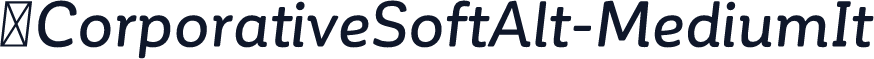 ☞CorporativeSoftAlt-MediumIt