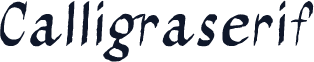 Calligraserif