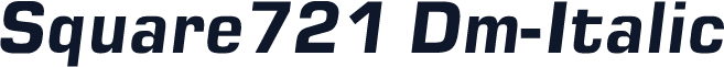Square721 Dm-Italic