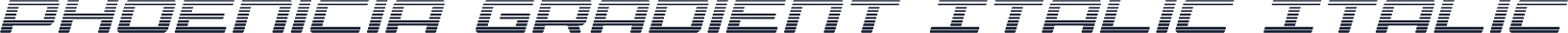 Phoenicia Gradient Italic Italic