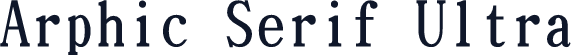 Arphic Serif Ultra