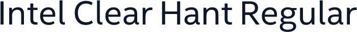 Intel Clear Hant Regular