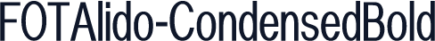 FOTAlido-CondensedBold