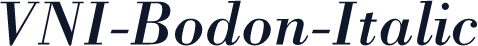 VNI-Bodon-Italic