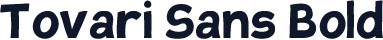 Tovari Sans Bold
