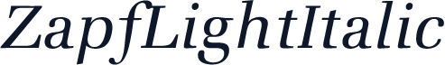 ZapfLightItalic