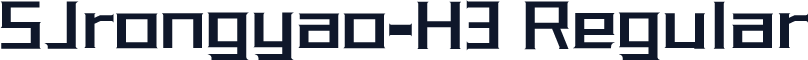 SJrongyao-H3 Regular