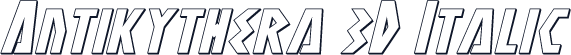 Antikythera 3D Italic
