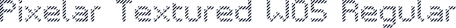 Pixelar Textured W05 Regular