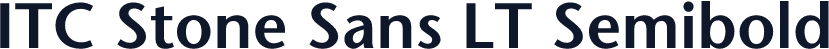 ITC Stone Sans LT Semibold