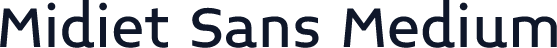 Midiet Sans Medium