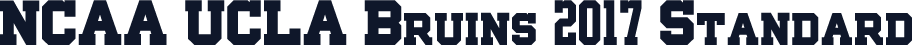 NCAA UCLA Bruins 2017 Standard