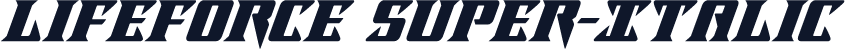 Lifeforce Super-Italic