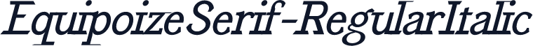 EquipoizeSerif-RegularItalic