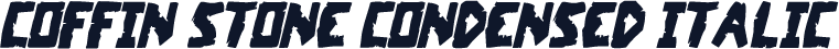 Coffin Stone Condensed Italic