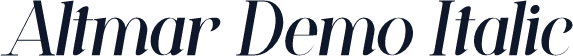 Altmar Demo Italic