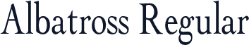 Albatross Regular