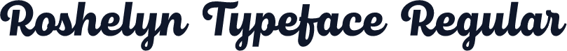 Roshelyn Typeface Regular