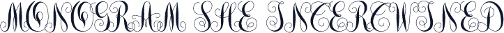 Monogram She Intertwined