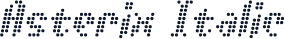 Asterix Italic