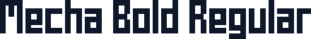 Mecha Bold Regular