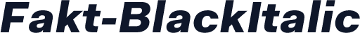 Fakt-BlackItalic