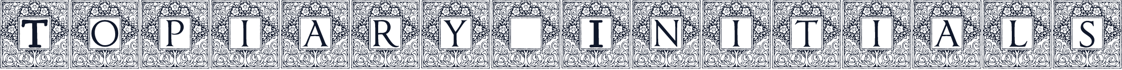 Topiary_Initials