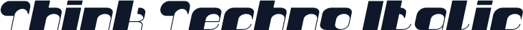 Think Techno Italic