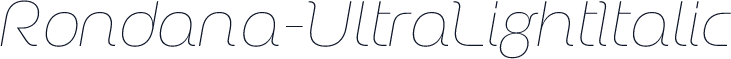 Rondana-UltraLightItalic