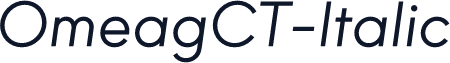OmeagCT-Italic