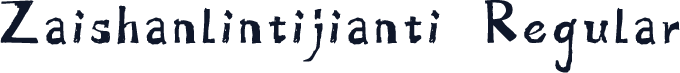 Zaishanlintijianti Regular