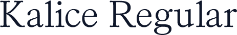 Kalice Regular