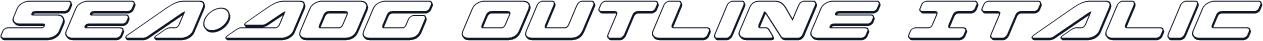 Sea-Dog Outline Italic