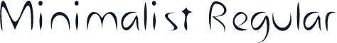 Minimalist Regular