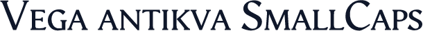 Vega antikva SmallCaps