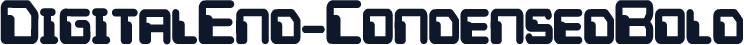 DigitalEnd-CondensedBold