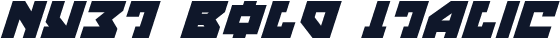 Nyet Bold Italic