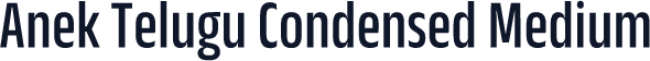 Anek Telugu Condensed Medium