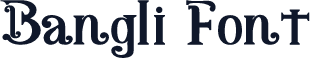 Bangli Font