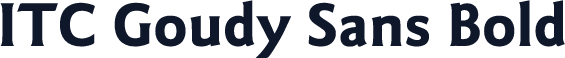 ITC Goudy Sans Bold