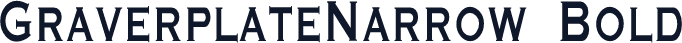 GraverplateNarrow Bold