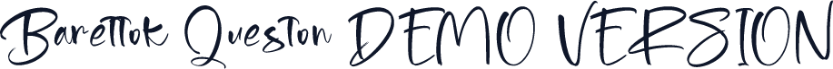 Barettok Queston DEMO VERSION