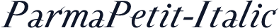 ParmaPetit-Italic